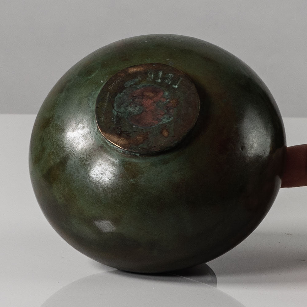 Sune Backstroms, Sweden, small bronze vase  L3229