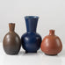 Three vases by Erich and Ingrid Triller for Tobo, Sweden