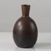 Erich and Ingrid Triller for Tobo, Sweden, unique stoneware vase with matte brown glaze G9191