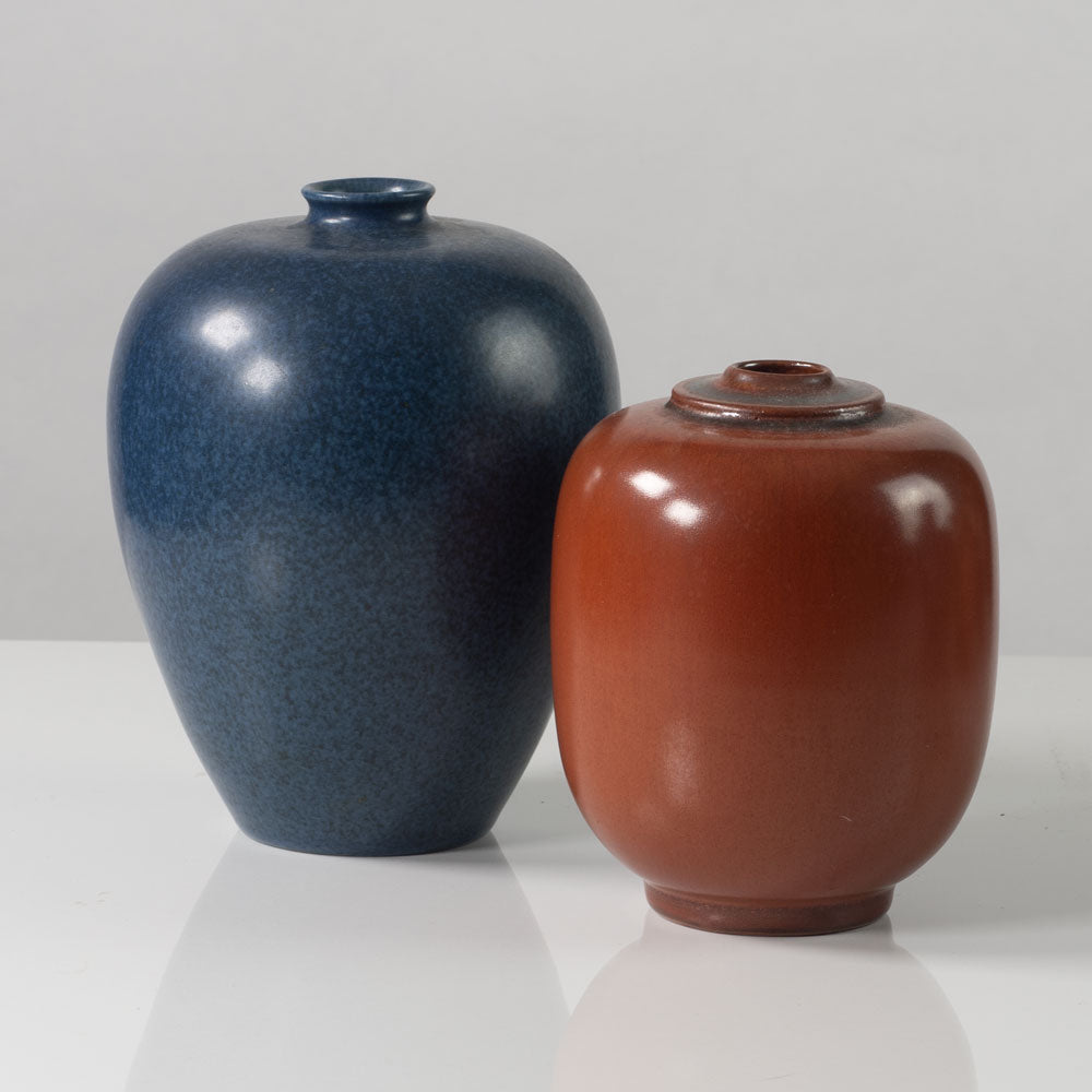 Two vases by Erich and Ingrid Triller for Tobo, Sweden