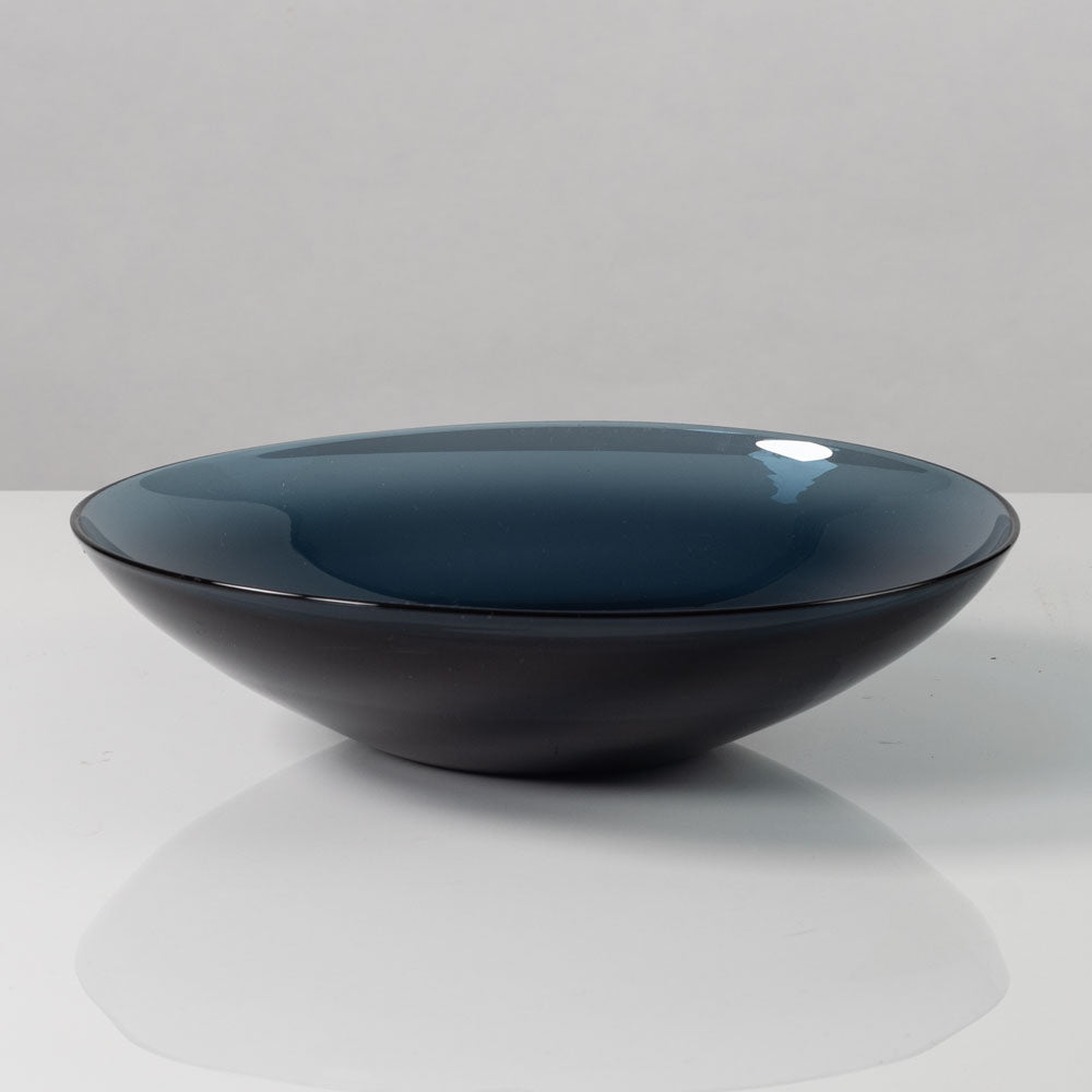 Timo Sarpaneva for Iittala, Finland, blue glass bowl L3208