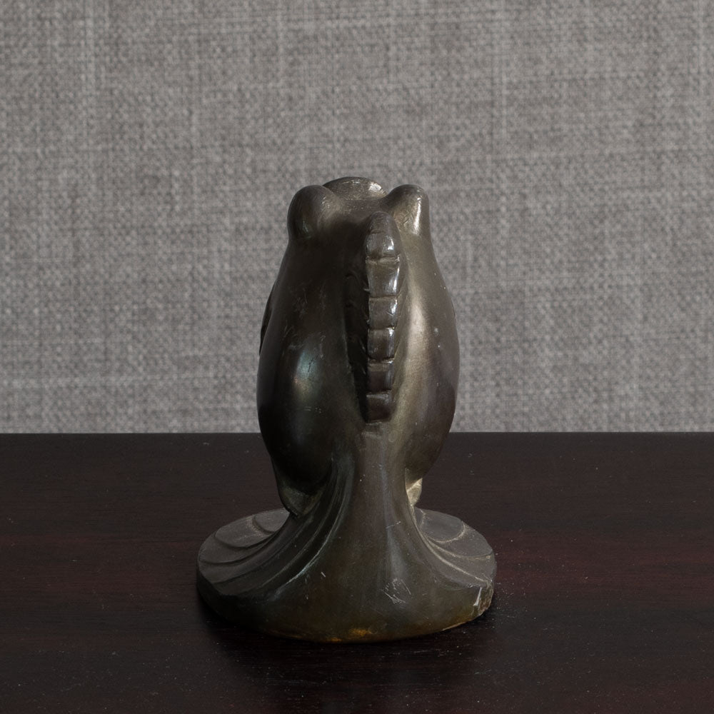 Attributed to Just Andersen, Denmark, "RUNA" figure of a fish in disko metal M4363
