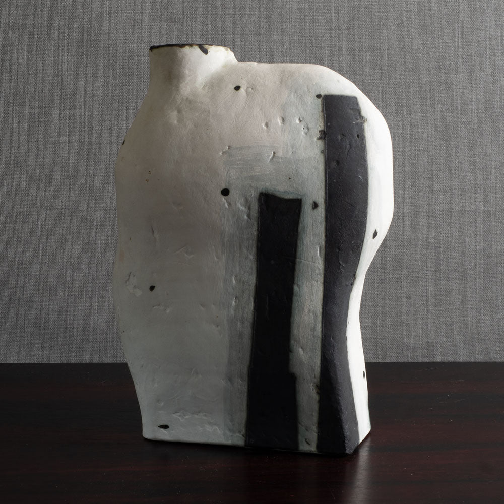 Two sculptural vases by Gordon Baldwin, UK