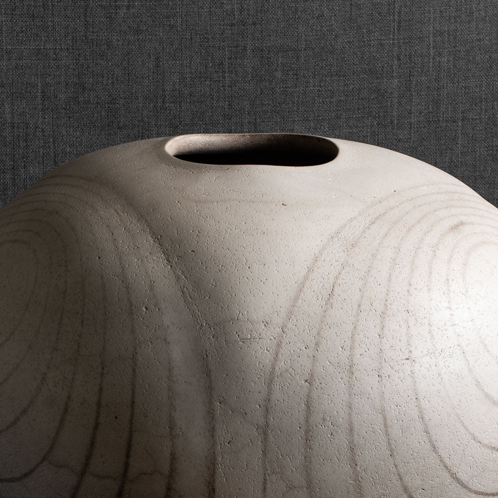 David Roberts, own studio, UK, very large unique stoneware vase M4301