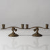 Athena Ystad, Sweden, pair of bronze candleholders L3267 and L3268