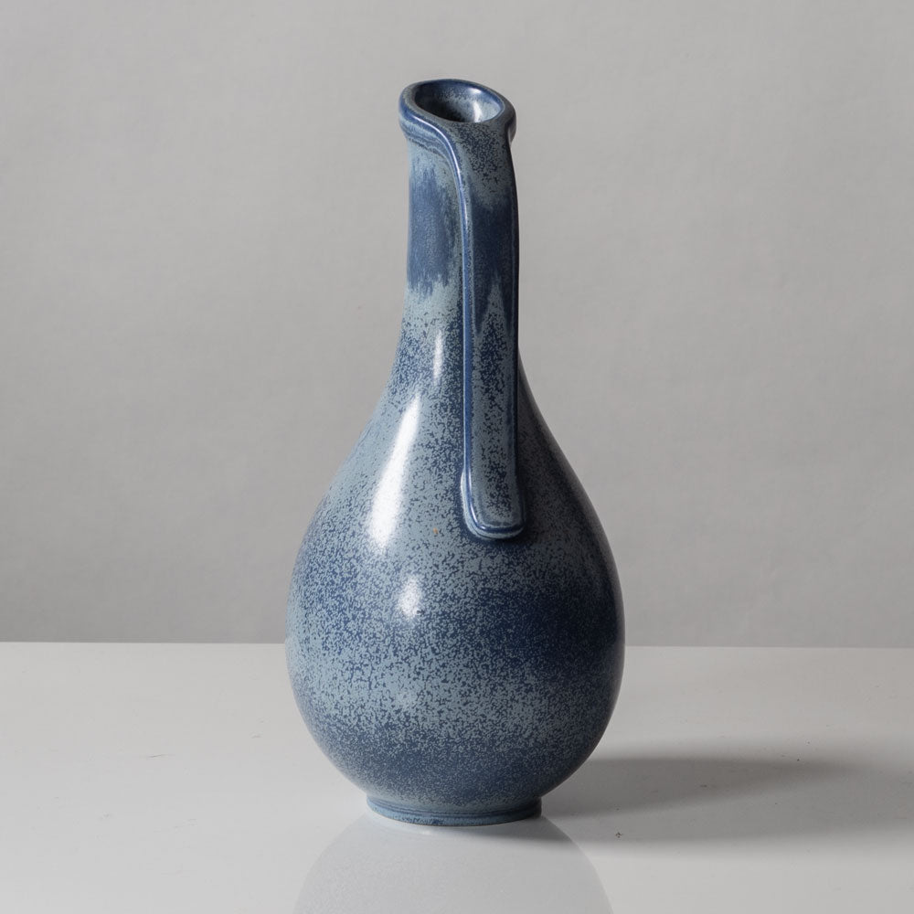 Gunnar Nylund for Rörstrand, stoneware pitcher with blue glaze K2560