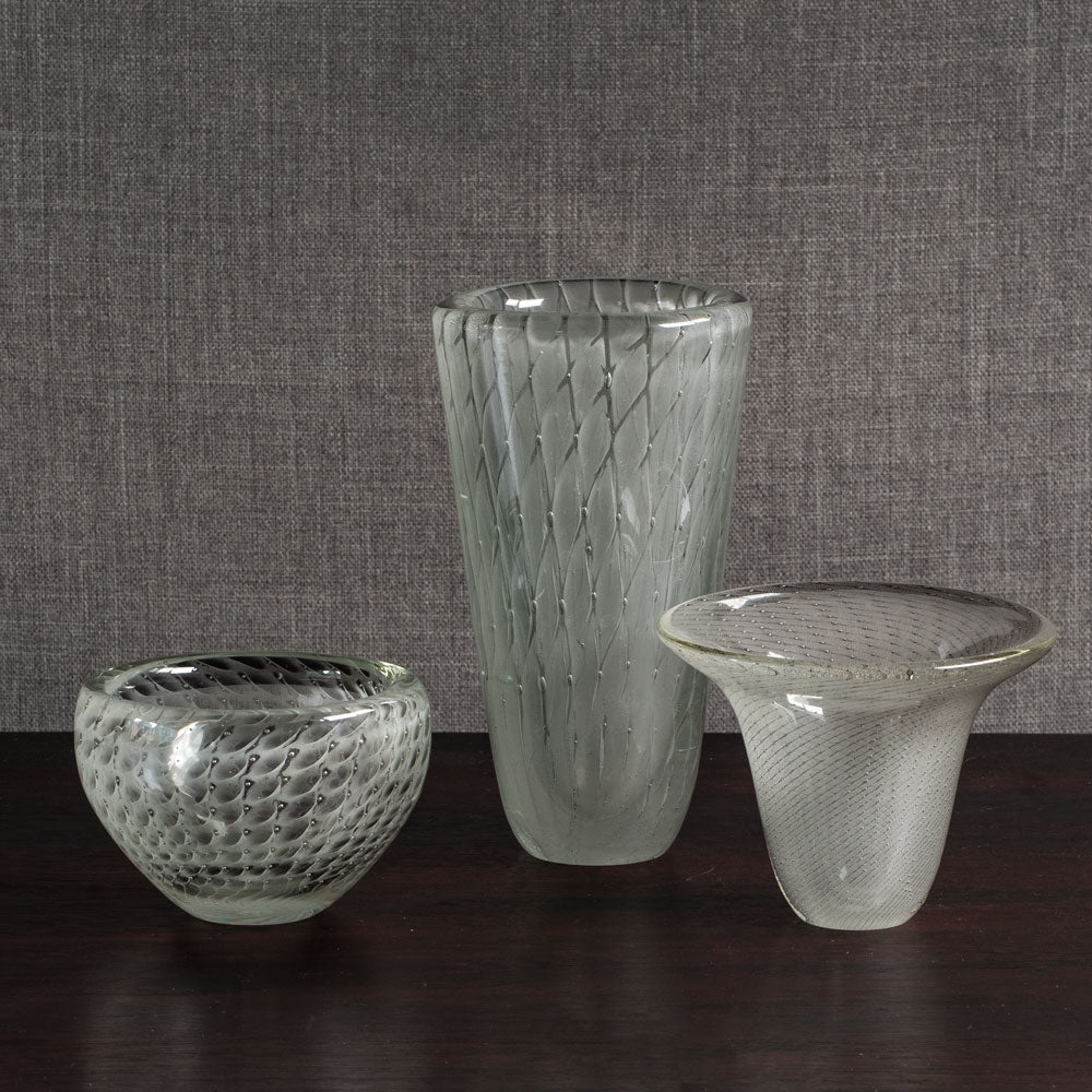 Kaj Franck for Nuutäjarvi-Nottsjö , Finland, three "Harso" vessels
