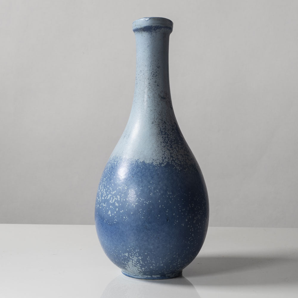 Gunnar Nylund for Rörstrand, stoneware pitcher with blue glaze L3226