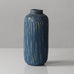 Gunnar Nylund for Rörstrand, Sweden, stoneware vase with striated blue glaze H1607