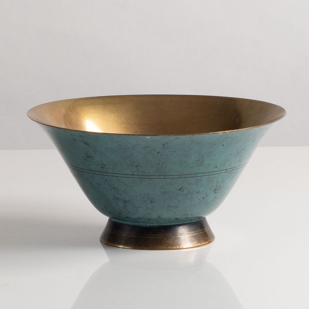 FAK, Sweden, patinated light bronze bowl M4307