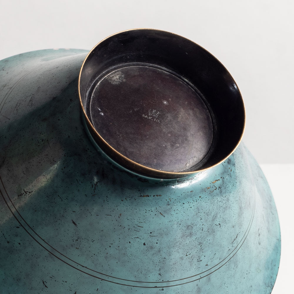 FAK, Sweden, patinated light bronze bowl M4307