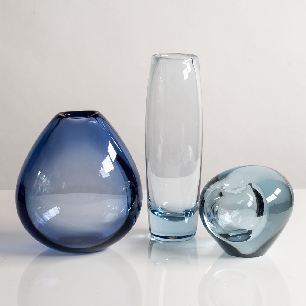 Group of vases by Per Lutken for Holmegaard, Denmark