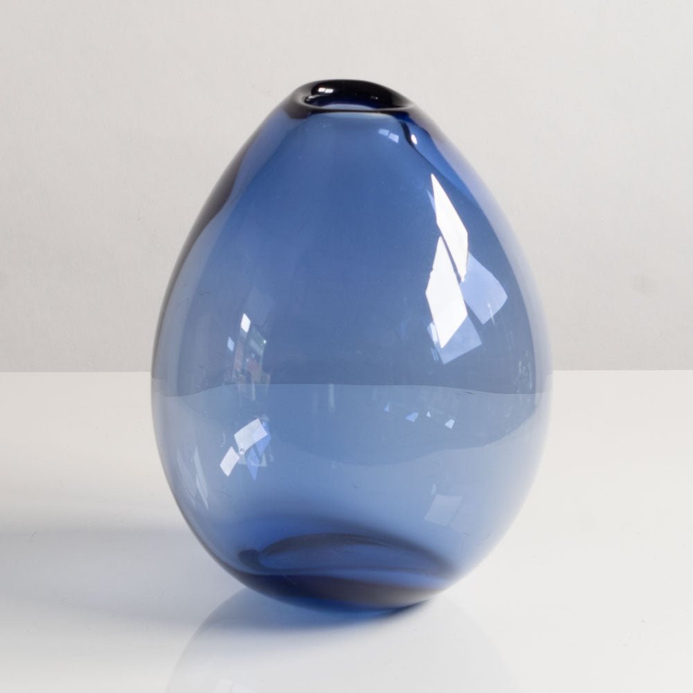 Per Lutken for Holmegaard, soap bubble vase in blue M4169