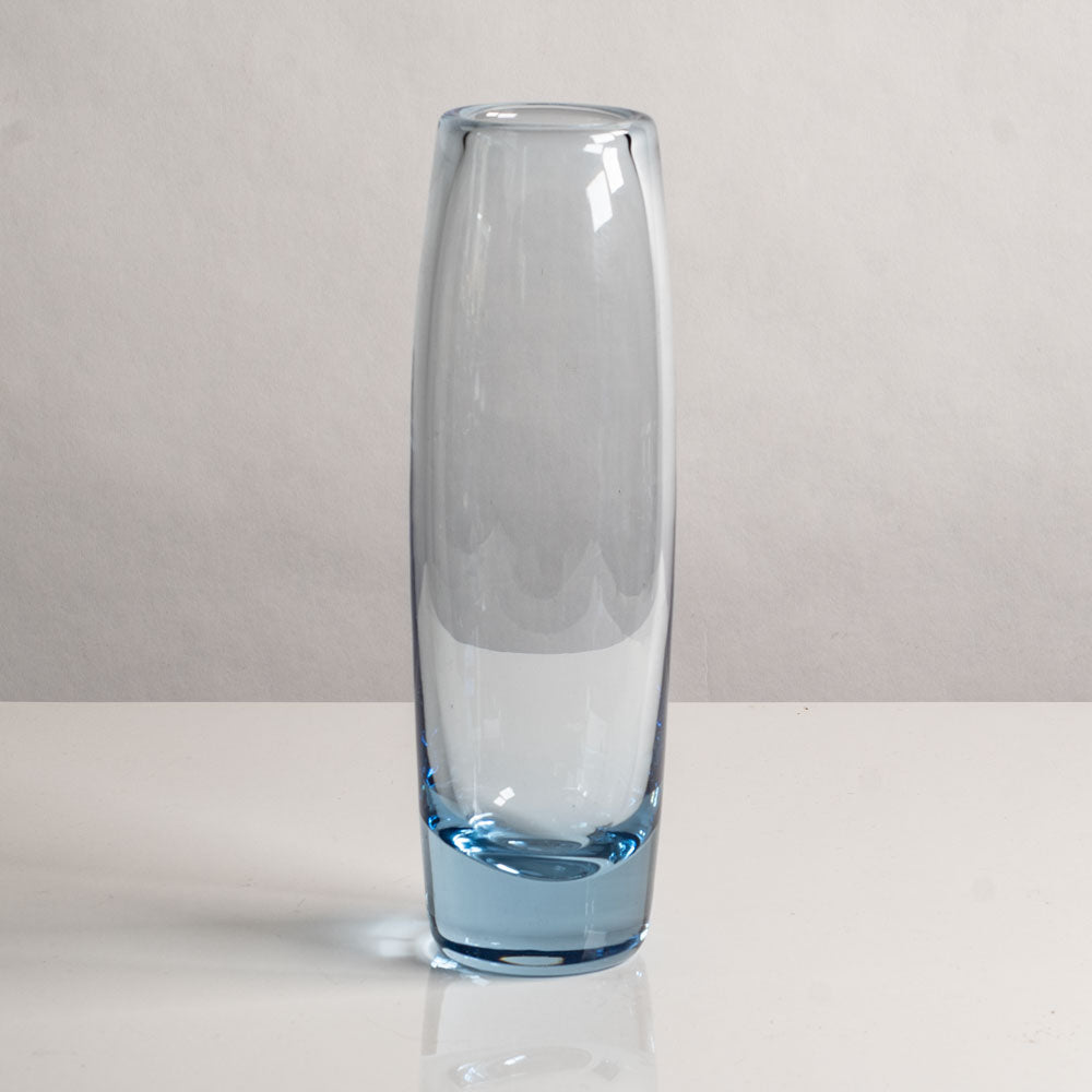 Per Lutken for Holmegaard, Denmark, vase in pale blue glass M4171