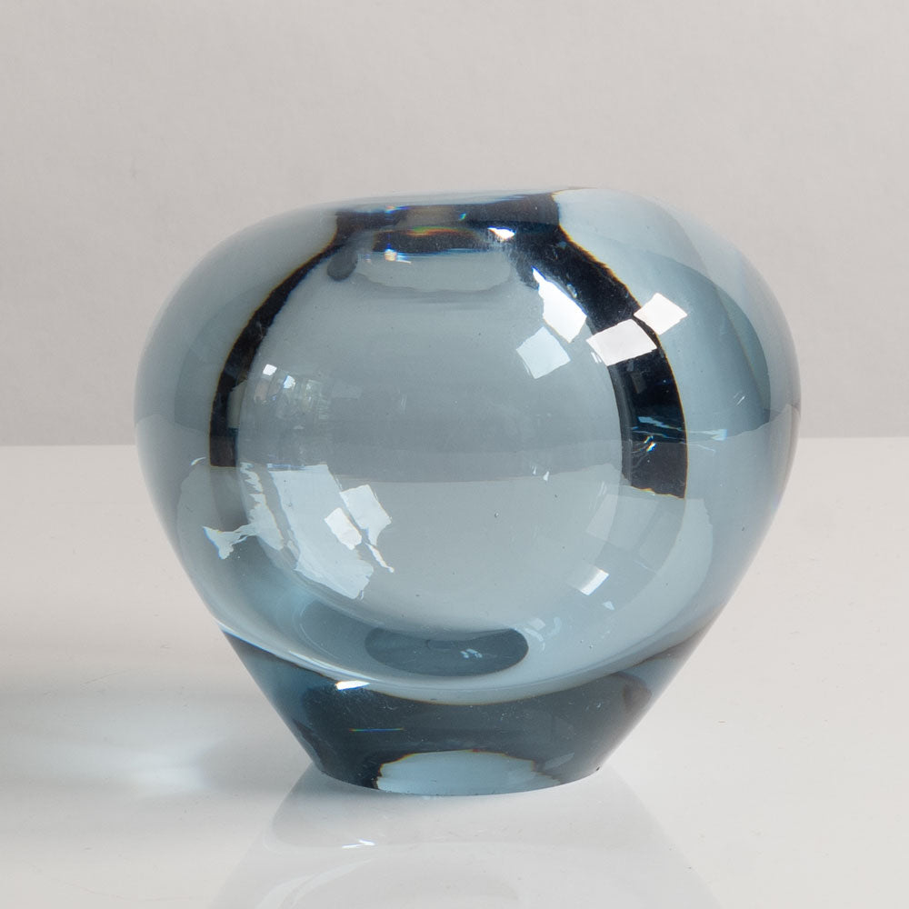 Per Lutken for Holmegaard, Denmark, vase in pale blue glass M4170
