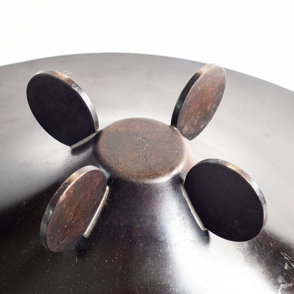WMF Ikora, Germany, flaring bronze bowl with circular feet M5388