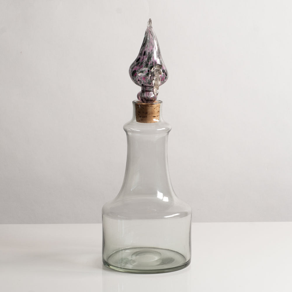Kaj Franck for Nuutäjarvi-Nottsjö, Finland, decanter with rooster stopper L3957
