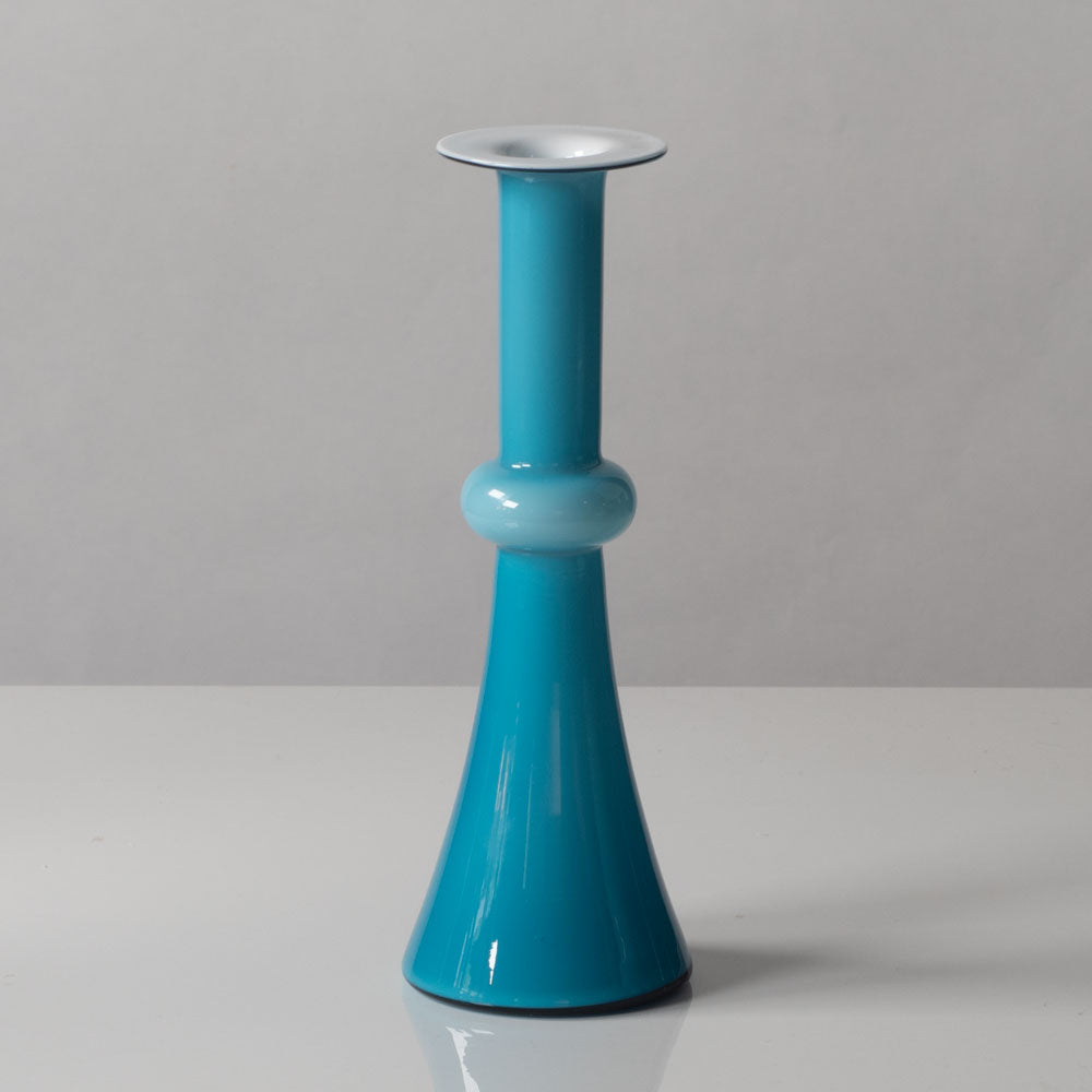 Per Lutken for Holmegaard, Denmark, "Carnaby" candlestick vase L3280