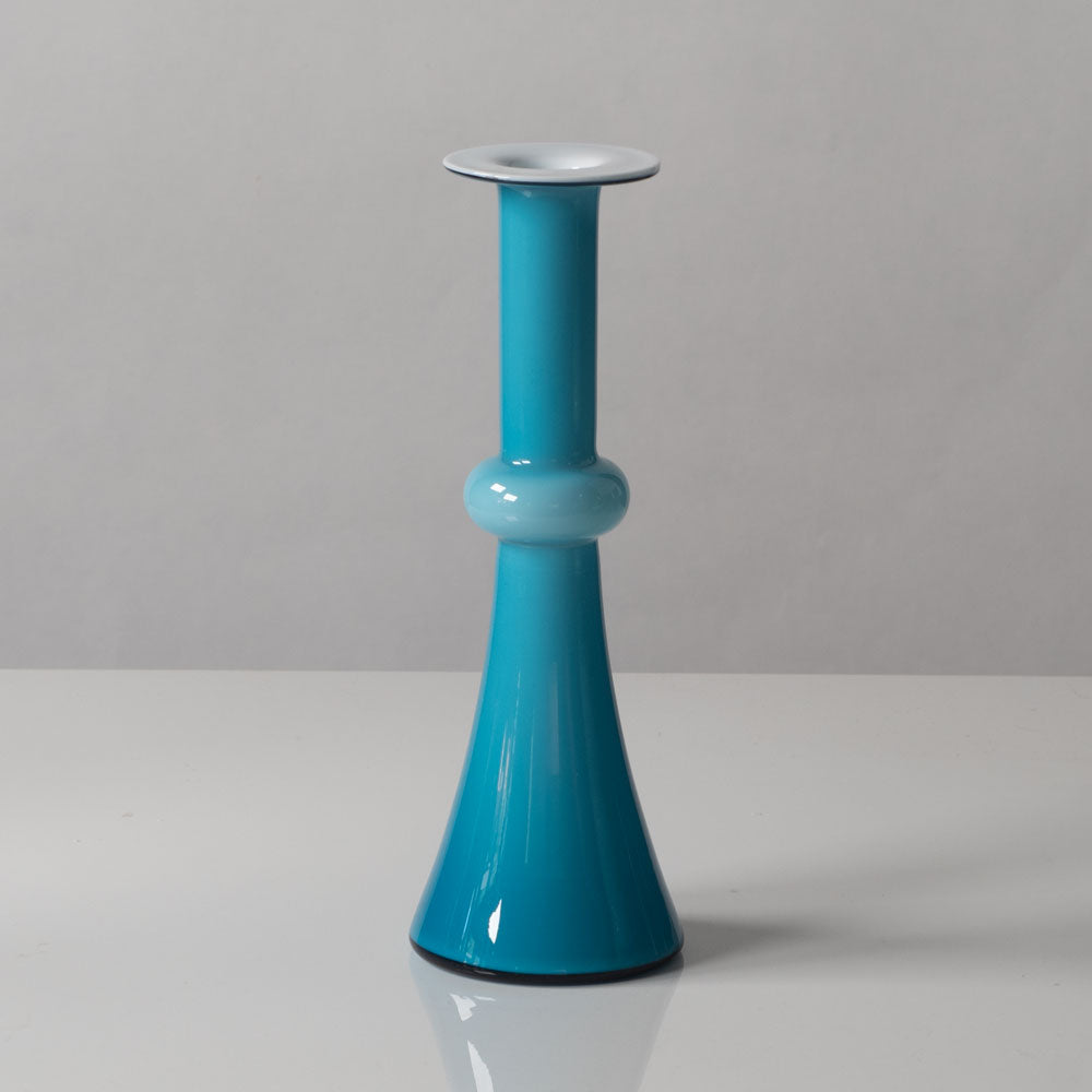 Per Lutken for Holmegaard, Denmark, "Carnaby" candlestick vase L3280
