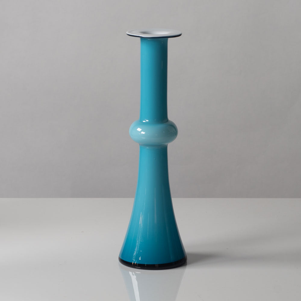 Per Lutken for Holmegaard, Denmark, "Carnaby" candlestick vase L3279