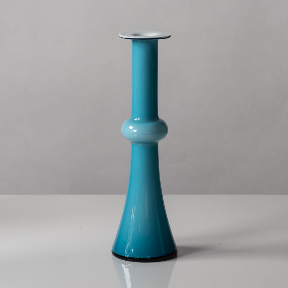Per Lutken for Holmegaard, Denmark, "Carnaby" candlestick vase L3279