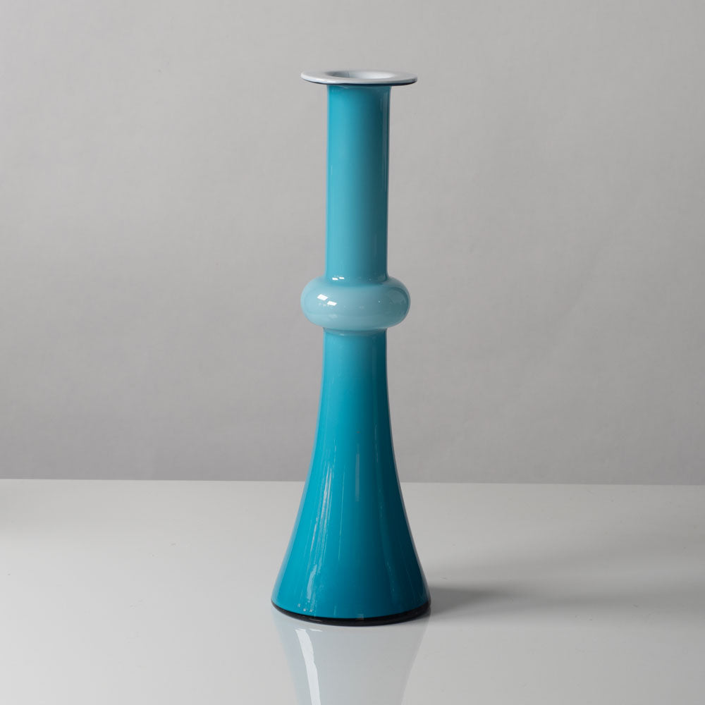 Per Lutken for Holmegaard, Denmark, "Carnaby" candlestick vase L3278
