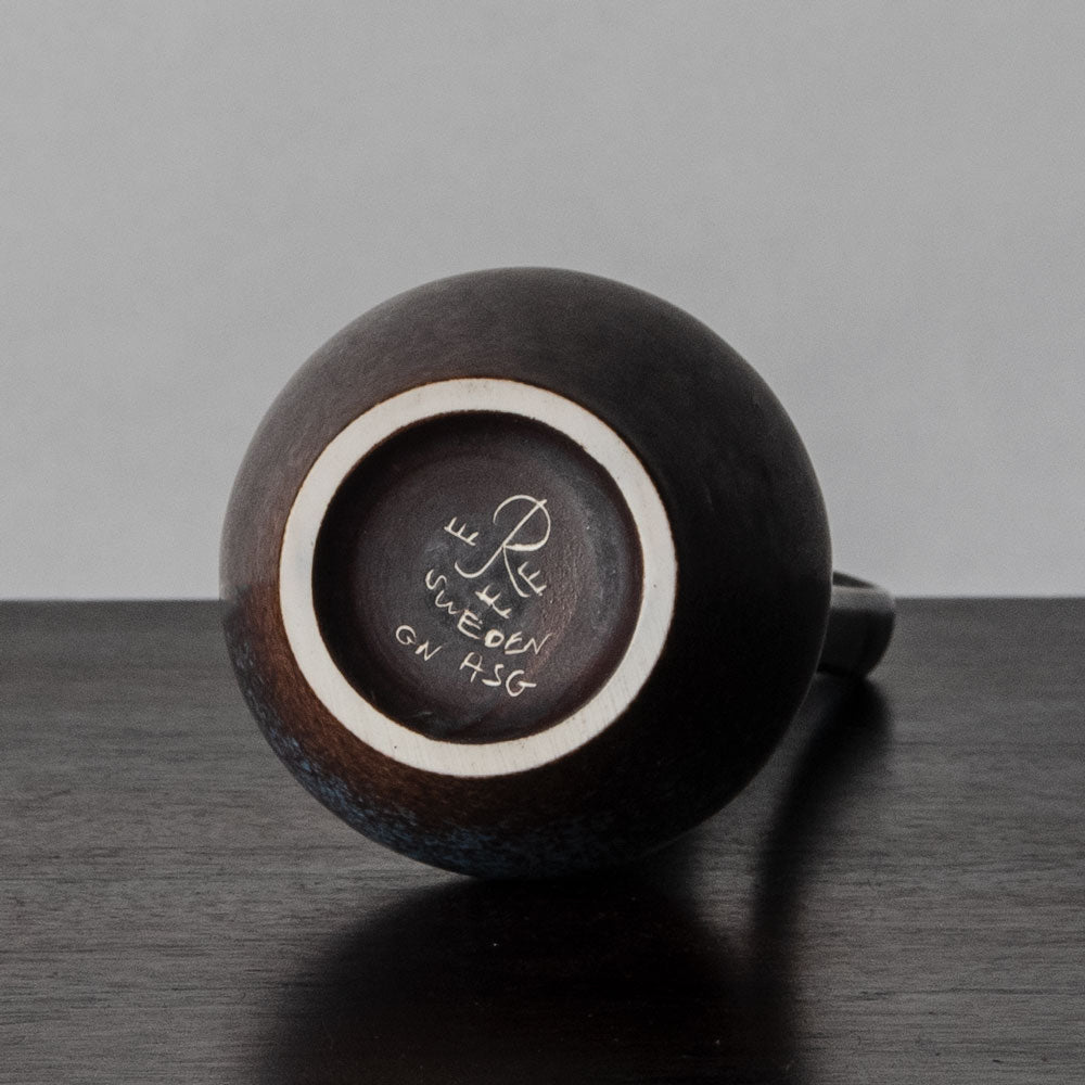 Gunnar Nylund for Rorstrand, stoneware pitcher with blue and brown glaze J1329