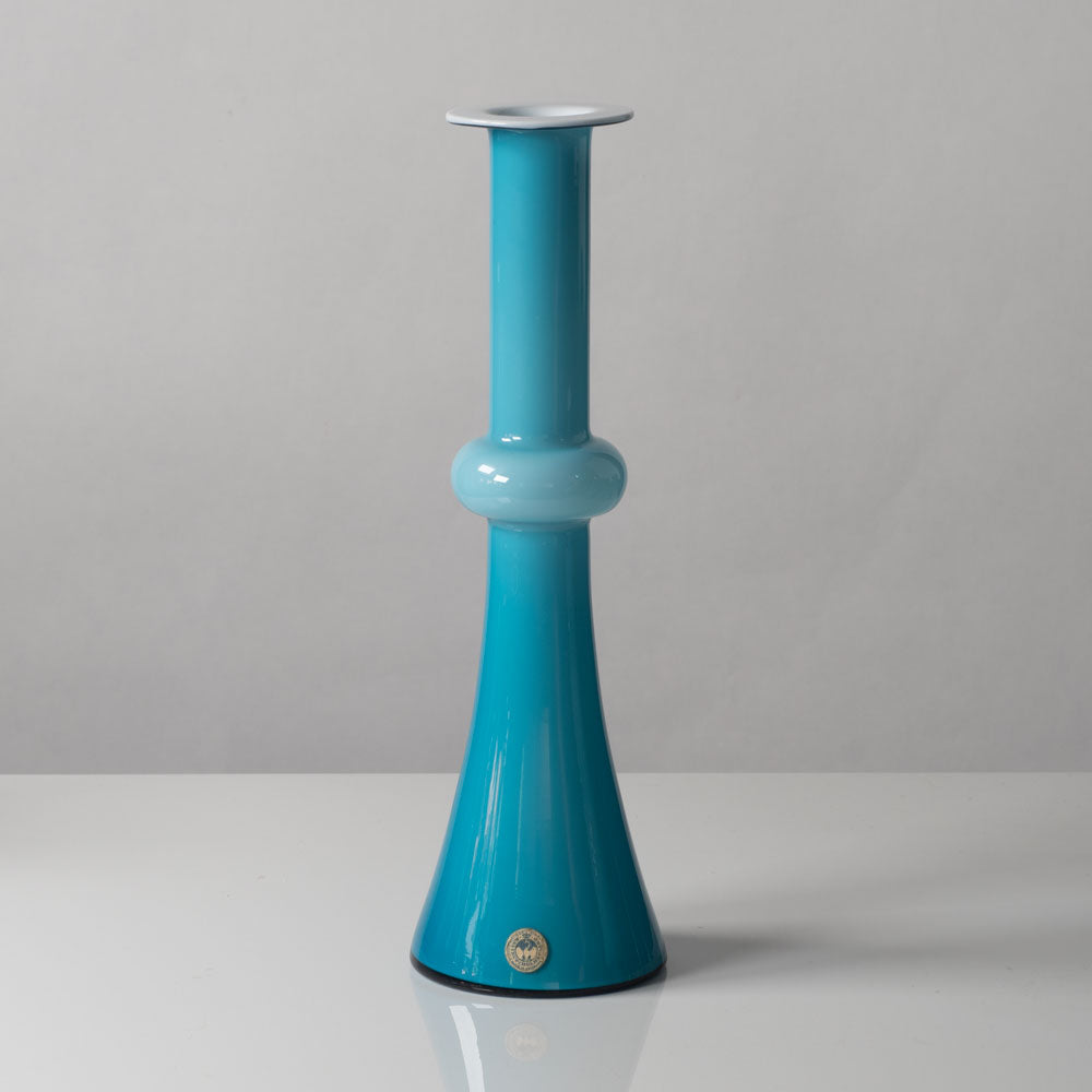 Per Lutken for Holmegaard, Denmark, "Carnaby" candlestick vase L3278