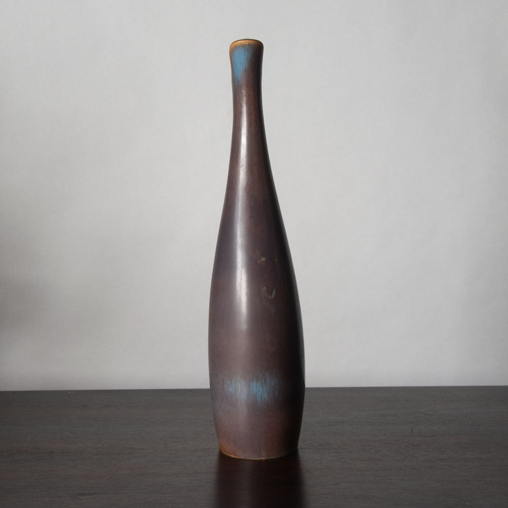 Gunnar Nylund for Rorstrand, stoneware pitcher with blue and brown glaze J1201