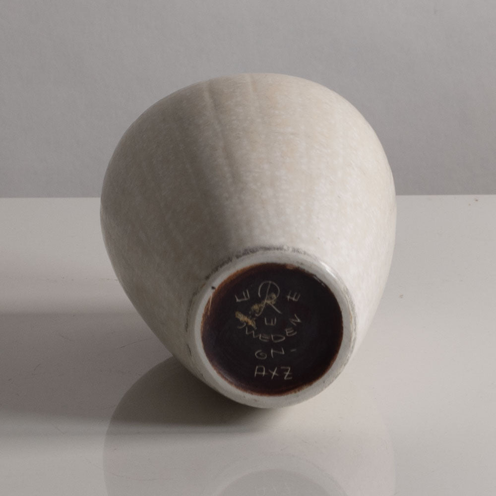Gunnar Nylund for Rörstrand, Sweden, stoneware vase in matte white glaze M4156
