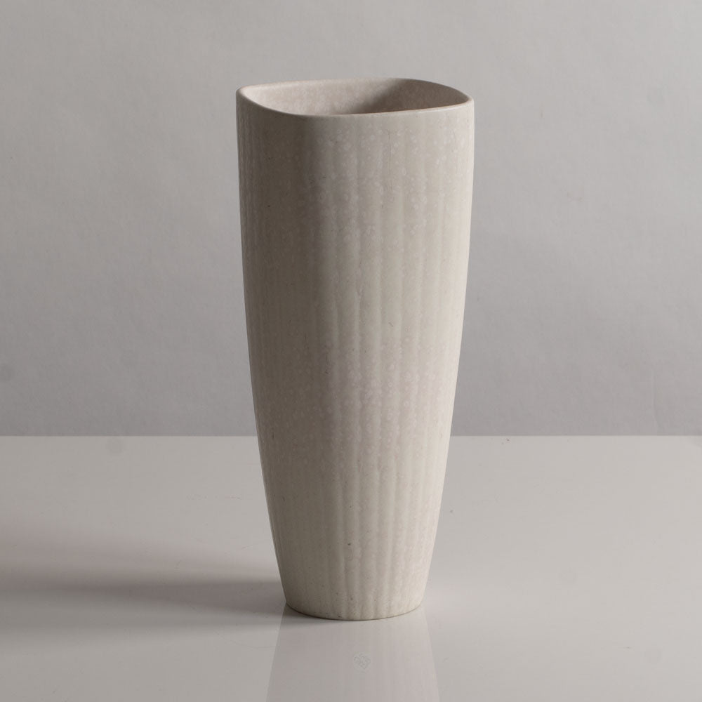 Three white vases by Gunnar Nylund for Rörstrand, Sweden