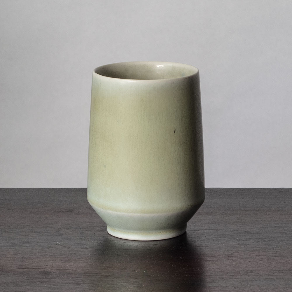 Per Linnemann-Schmidt for Palshus, small stoneware vase with buff haresfur glaze J1129