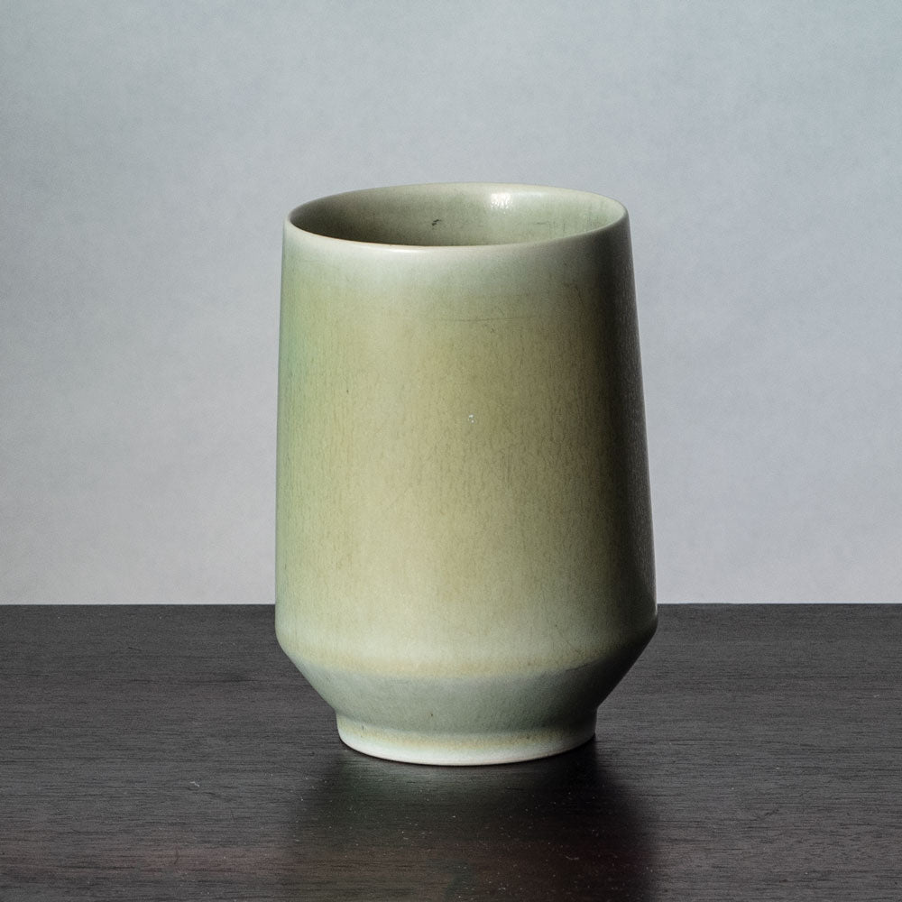 Per Linnemann-Schmidt for Palshus, small stoneware vase with buff haresfur glaze J1129