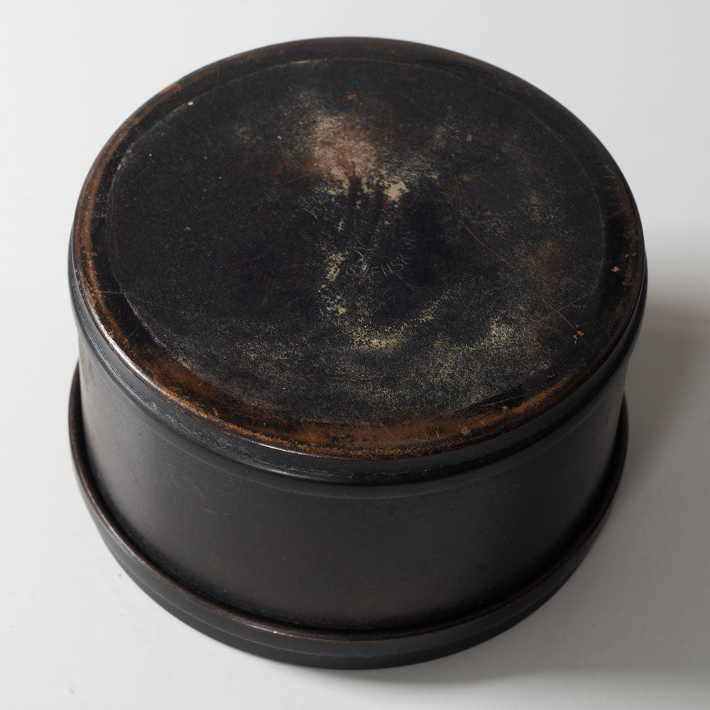 Nilsson & Johansson, Sweden, bronze lidded tin K2849