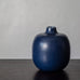 Erich and Ingrid Triller for Tobo, Sweden, vase with blue glaze J1138