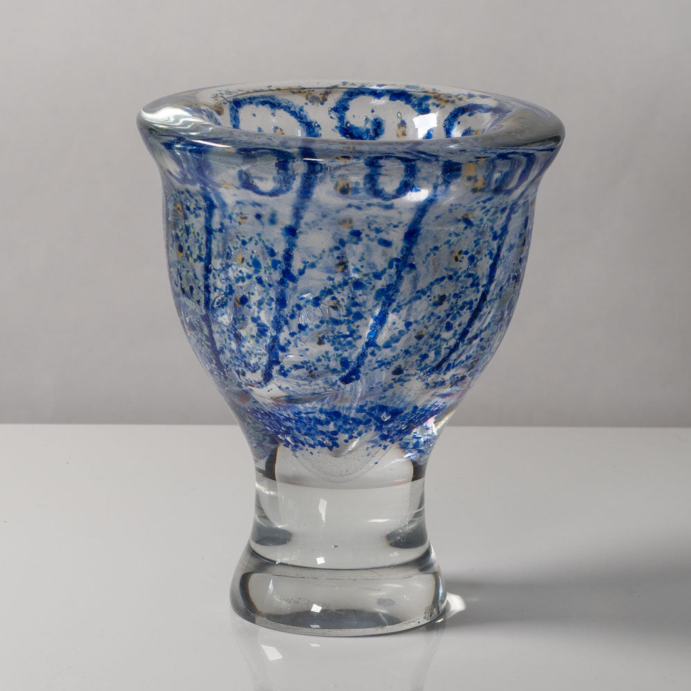 A.D. Copier for Leerdam, the Netherlands, unique art glass vase L3295