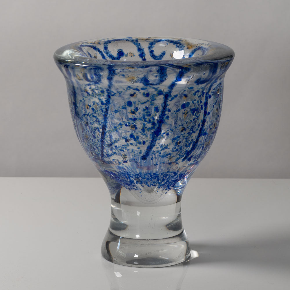 A.D. Copier for Leerdam, the Netherlands, unique art glass vase L3295