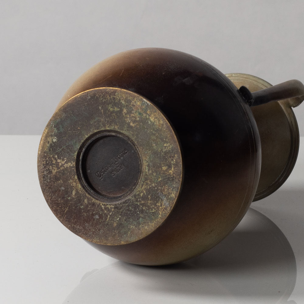 Ystad Brons, Sweden, bronze two-handled vase J1628