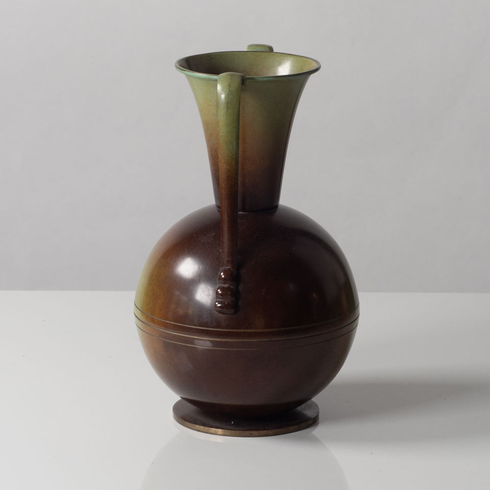 Ystad Brons, Sweden, bronze two-handled vase K2705