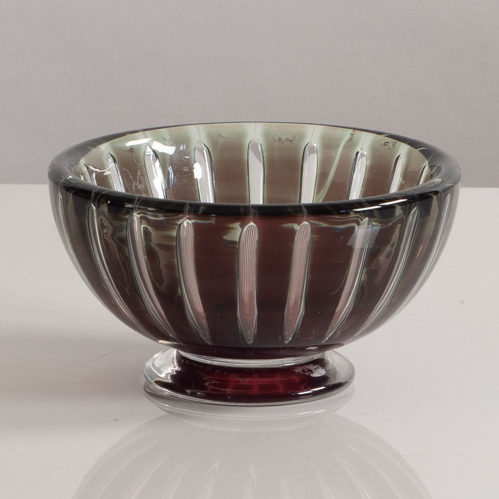 Two "Ariel" bowls by Edvin Öhrström for Orrefors, Sweden