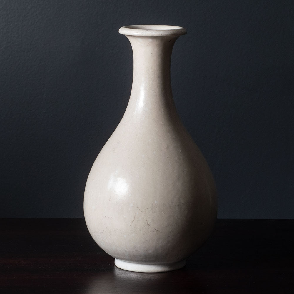 Gunnar Nylund for Rorstrand, Sweden, vase with matte white glaze J1378