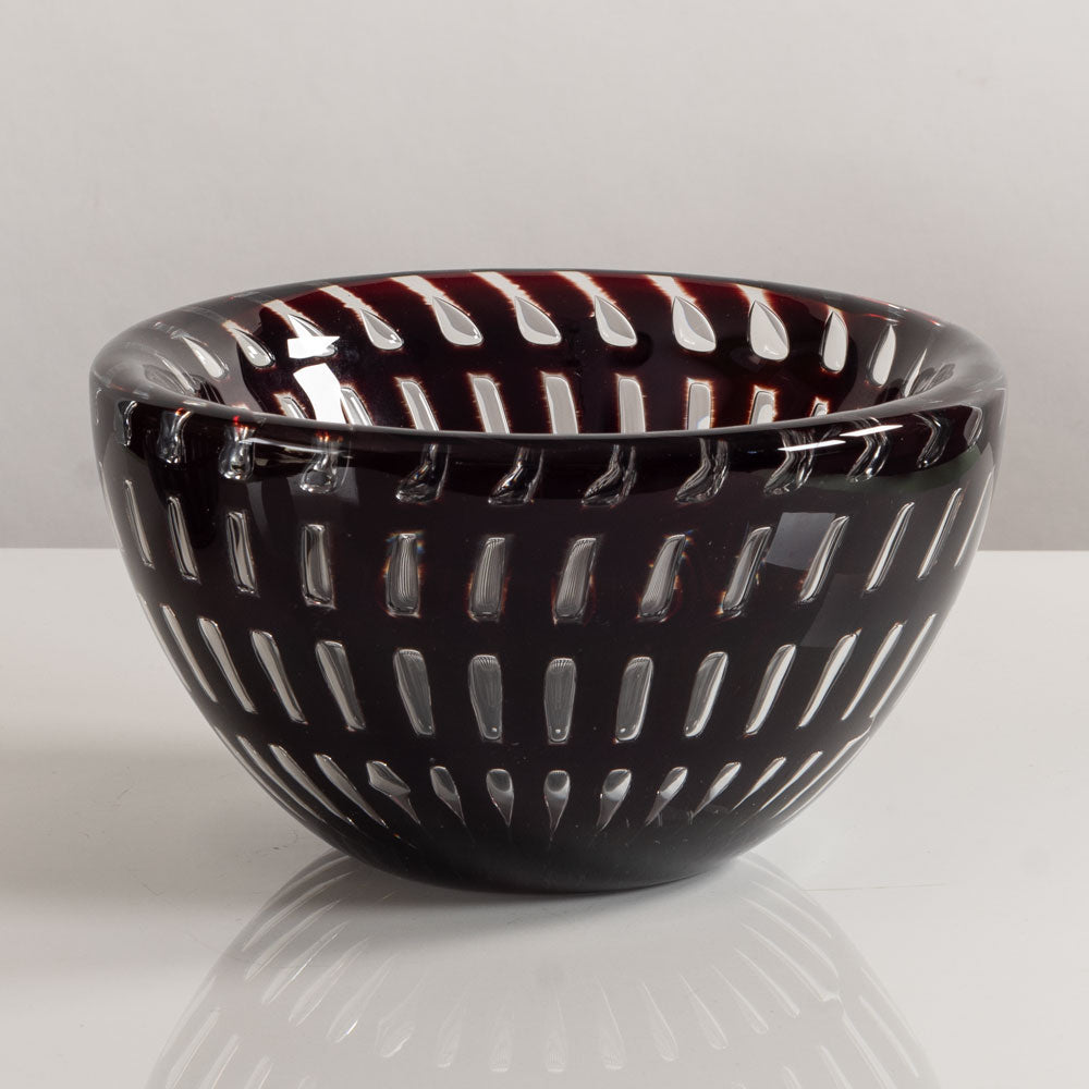 Two "Ariel" bowls by Edvin Öhrström for Orrefors, Sweden