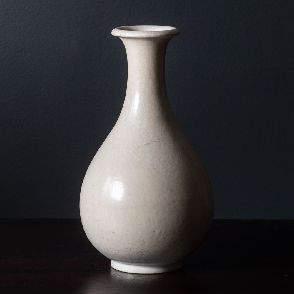 Gunnar Nylund for Rorstrand, Sweden, vase with matte white glaze J1378