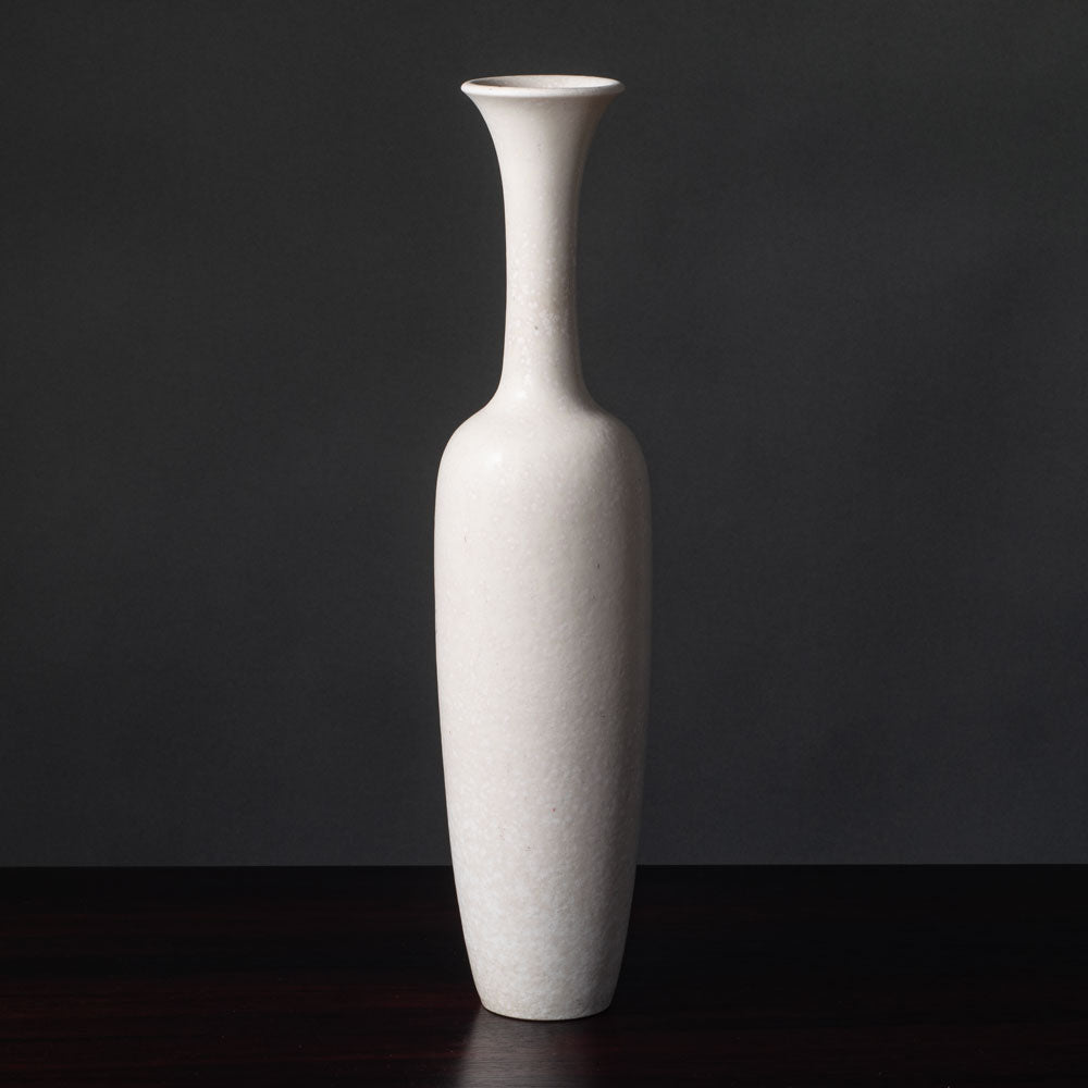 Gunnar Nylund for Rörstrand, Sweden, tall bottle vase with white glaze K2499