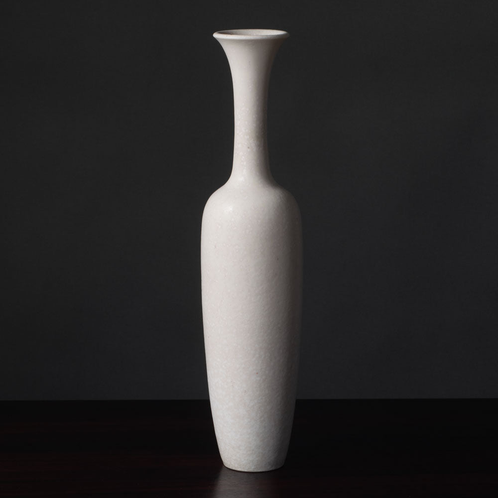 Gunnar Nylund for Rörstrand, Sweden, tall bottle vase with white glaze K2499