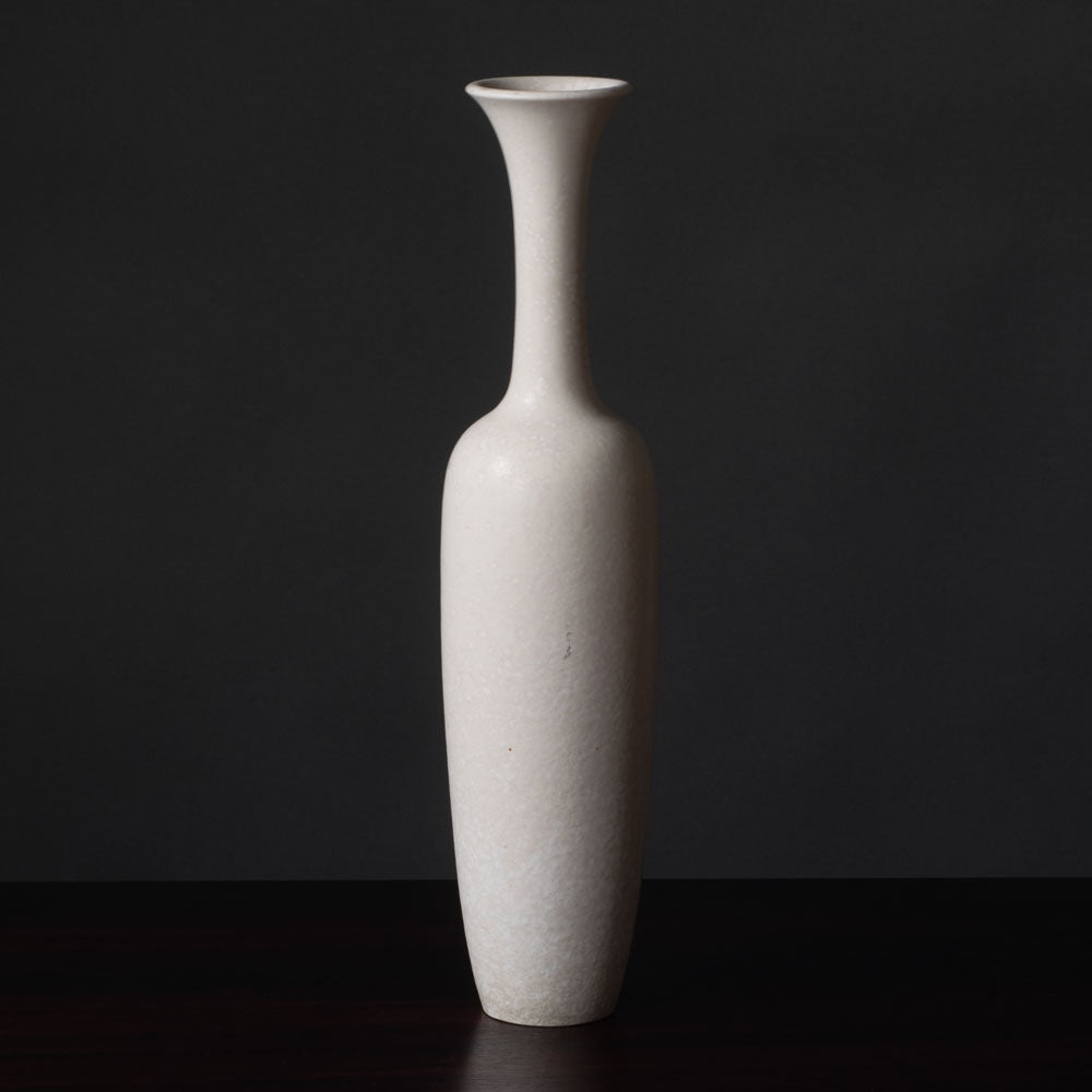 Gunnar Nylund for Rörstrand, Sweden, tall bottle vase with white glaze K2499