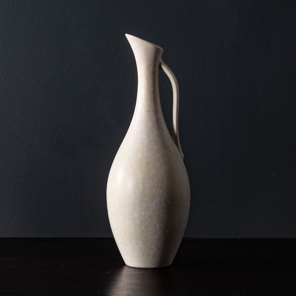 Gunnar Nylund for Rörstrand, Sweden, stoneware pitcher with white glaze