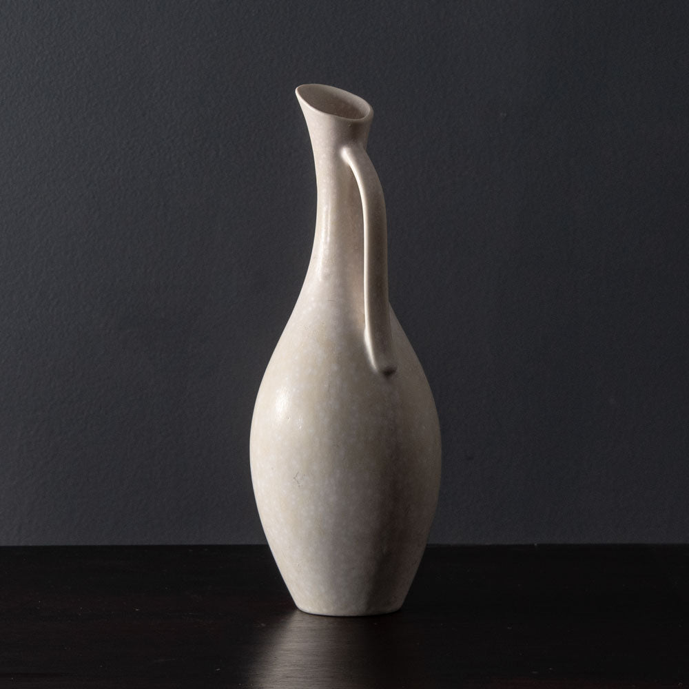 Gunnar Nylund for Rörstrand, Sweden, stoneware pitcher with white glaze