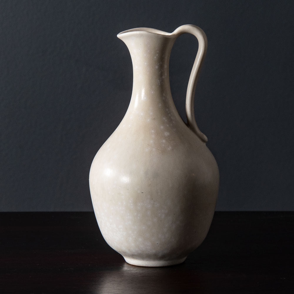 Gunnar Nylund for Rörstrand, Sweden, stoneware pitcher with white glaze