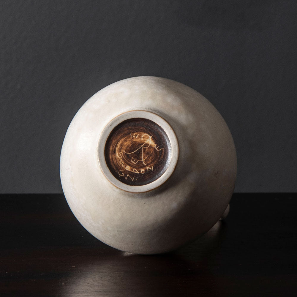 Gunnar Nylund for Rörstrand, Sweden, stoneware pitcher with white glaze